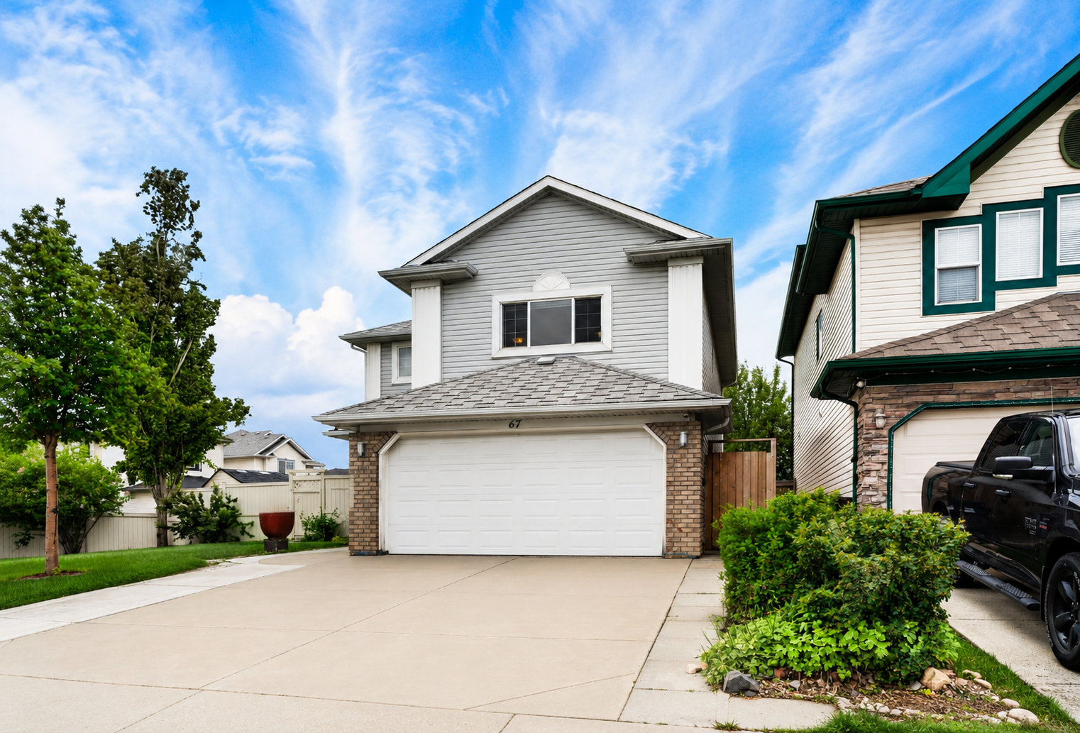 Front exterior of the home at 67 Douglas Ridge View SE